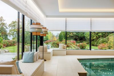 Laskosverhojärjestelmät, SG 2360, Colorama 2, Villa at the lake, Lucerne, Switzerland