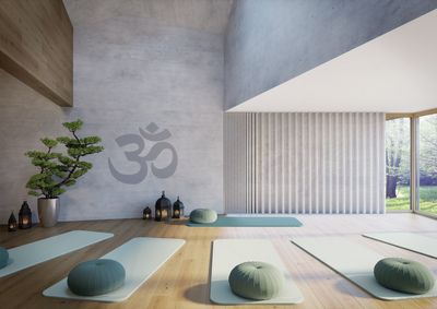 Verhojärjestelmät, SG 3870, Yoga room, recessed curtain track