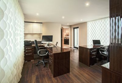 Vertical Blind Systems, SG 2810, Multi Visio, Room shot "Rawsons Retreat", Kent, United Kingdom, Vertical Waves